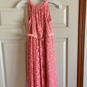 Pink Kid's Bridesmaid Dress